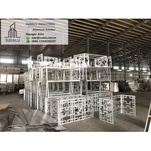 SUDALU Customized Sizes Aluminum Panel CNC Curvel Cut Air Condition Decorative