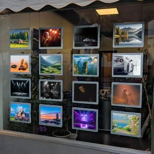 Aluminum high-endurance double-sided waterproof crystal advertising light box