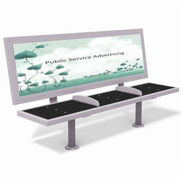 Buy Galvanized Steel OHSAS18001 Certificate Public Bus Stop Bench at wholesale prices