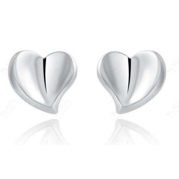 Buy S925 Silver Love Heart earrings earrings Korean Korean at wholesale prices