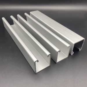 Custom Aluminum Unistrut Channel 41x21 3m 6m Aluminum C Profile