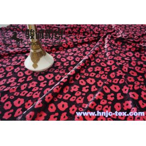 anti static high quality printedpoly spun velour/micro velvet for apparel and