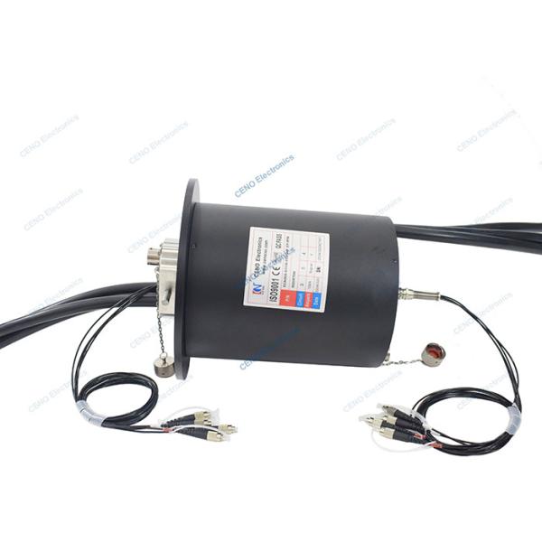 Buy 4 Channels SM MM Fiber Optic Rotary Joint Slip Ring With FORJs For Robot at wholesale prices