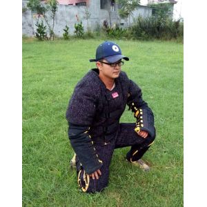 2019 new style hidden protection bite suit with removable bite sleevs for k9 dog