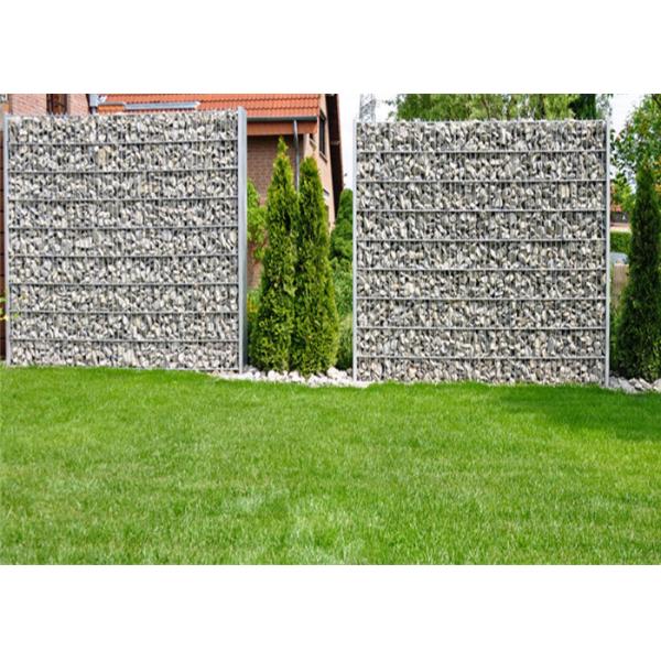 75x75MM Opening Welded Wire Gabions Mesh For Garden Decoration Wall