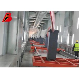 China Wind Blade Baking 10um Industrial Spray Booth With Side Exhaust on sale