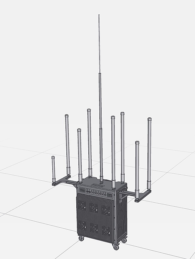Omni Directional Portable RCIED Jammer 20MHz-6GHz Frequency