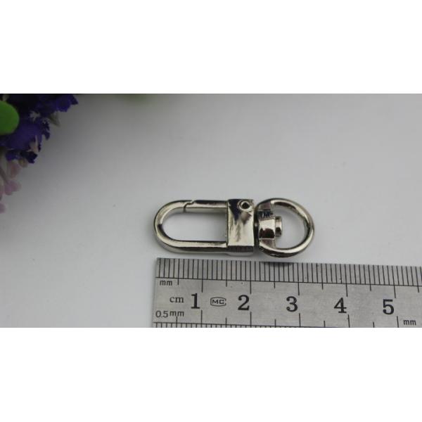 Lanyard accessories zinc alloy hanging brush anti brass 11 mm round eye bolt snap hook bag
