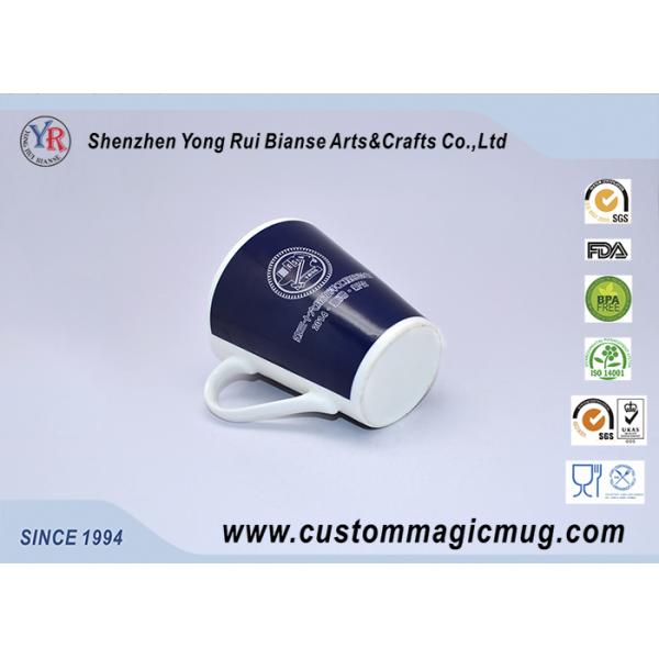 Handmake Ceramic V Shaped Porcelain Tea Mugs With Hot Water Color Changing