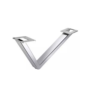 Sheet Metal Flat Triangle Bracket Nickel Plating For Shipbuilding