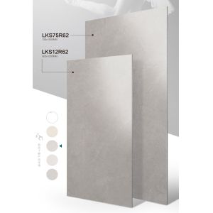 Gray Baby Face Glazed Porcelain Floor Tiles 600x1200mm