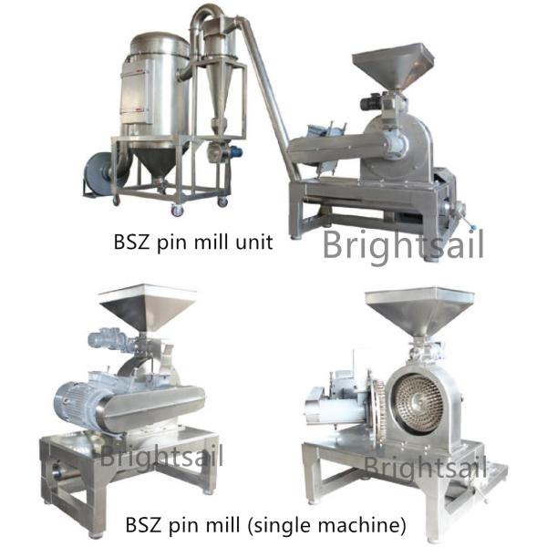 Industry Pin Mill Defatted Soybean Grinder Machine Pin Pulverizer 11KW With CE