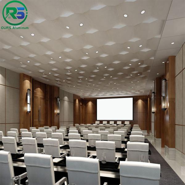 Buy Decorative Suspended Metal Ceiling U Aluminum Profile Screen Ceiling 20mm Thickness at wholesale prices