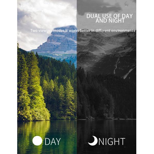 5V/1.0A Power Supply 5D Infrared Night Vision Zoom Binocular with 7-Seed Infrared Filter