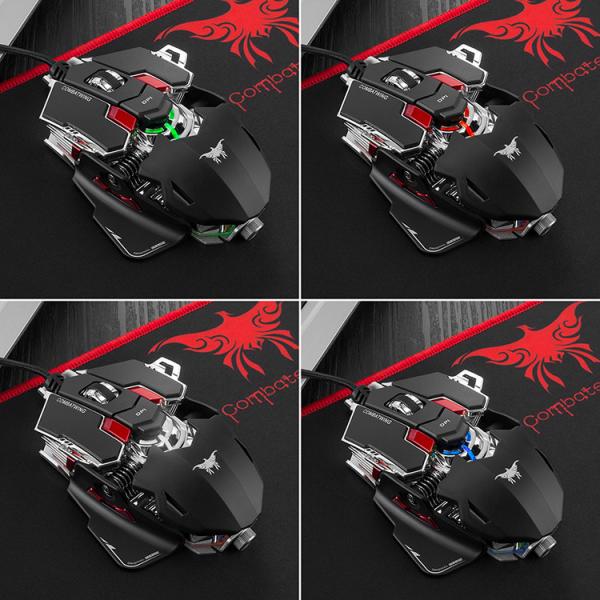 50uA 30m 500Hz 2402MHZ USB Wired Gaming Mouse