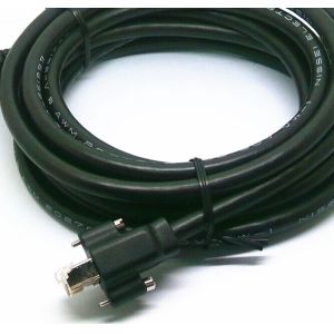RJ45 male to male cable with mount pannel screw