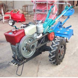 18HP Hand Walking Agricultural Tractor with Rotavator