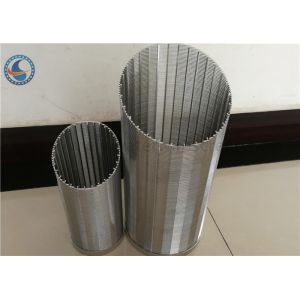 Quality 6&quot; 304 Stainless Steel Johnson Wire Wrapped Screen Pipe for sale