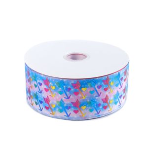 Ecofriendly Print Grosgrain Grossgrain 12 Inch Hot Stamping Foil Ribbon