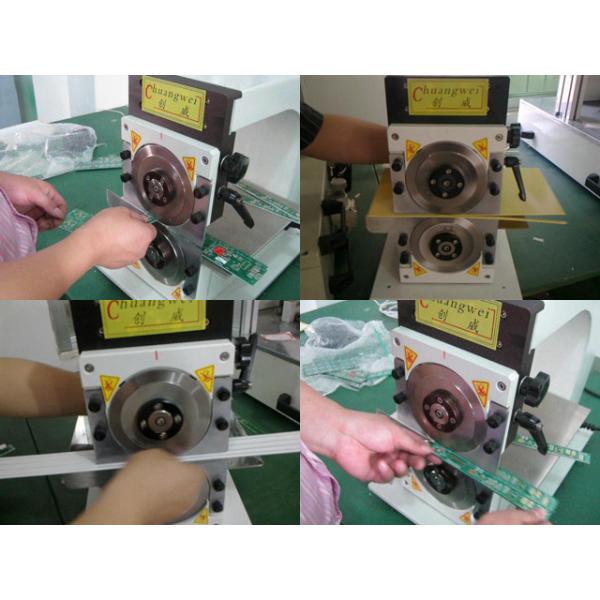 Buy V-Cut  Pcb Separator V Groove PCB Depaneling Pre Scoring PCB Cutting Machine at wholesale prices