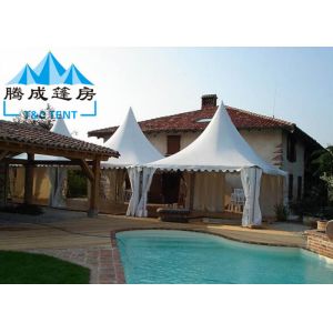 Quality Hot Dip Galvanized Outside Tents For Parties , Easy Assembled Pop Up Pagoda for sale
