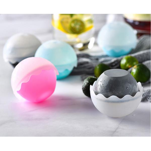 Ice Cream Tools Food Grade Round Silicone Ice Mold Whiskey Ball Maker Mold