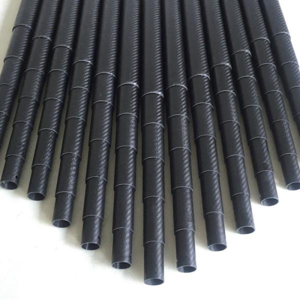 Lightweight Construction Telescopic Carbon Fiber Pole With CFR Nylon Clamp