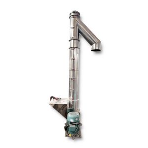 China Tubular Stainless Steel Spiral Conveyor Vertical Industrial Feeder on sale