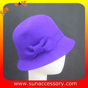 2264 Sun Accessory customized fashion winter wool felt cloche hats ,women hats