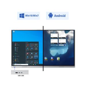 55 Inch Multi Touch Smart Interactive Whiteboard Digital Flat Panel