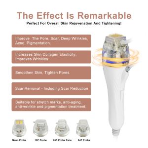 Portable Skin Tightening Radio Frequency RF Microneedling Machine Wrinkle