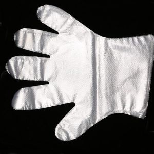 PE Disposable Kitchen Gloves , Garden BBQ Plastic Hand Gloves Multifuction