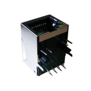 J00-0045NL 1x1 Magnetic RJ45 Jack 10/100Mbps Ethernet LPJ0011BBNL