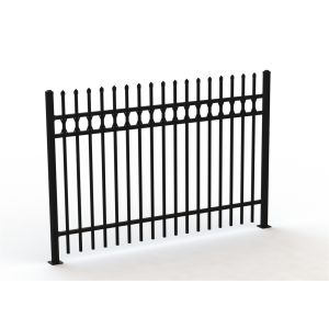 Australia Standard Powder Coated Commercial Garrison Security Oz Wide Fence