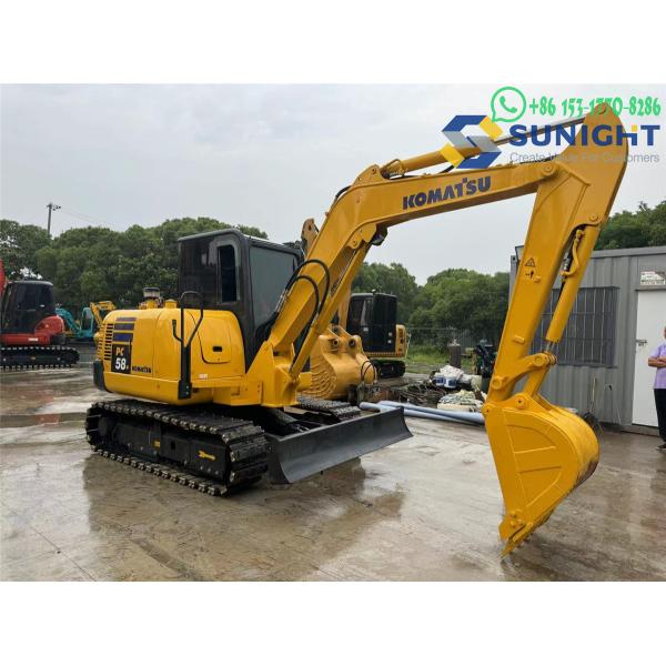 Komatsu PC58 Digger Quality With Hydraulic Pump Komatsu Pc58 Excavator Used