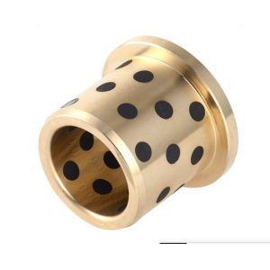 JFB Solid Lubricants Inlaid graphite self-lubricating Bearing Flange Sleeve