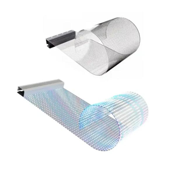 Buy Flexible LED Film Screen Bendable Transparent Display with IP65 Waterproof for Exhibition/Billboard/Retail Visual Solution at wholesale prices