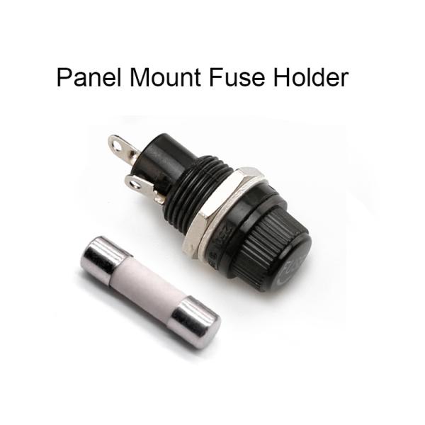 R3-12 H3-12 10A 250V 5X20mm Finger Grip Knob Type Screw Cap Panel Mount Fuse Holder