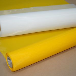 Tear Resistant Polyester Screen Printing Mesh White / Yellow / Black