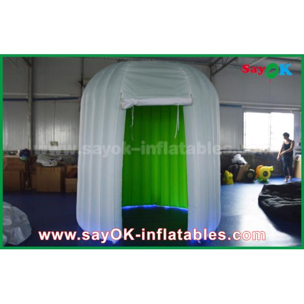 Inflatable Photo Booth Hire White Oxford Cloth Led Strip Lighting Inflatable Photo Booth For Wedding Decoration