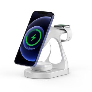 led Light specificaton Magnetic Wireless Charging streamlined body For Iphone