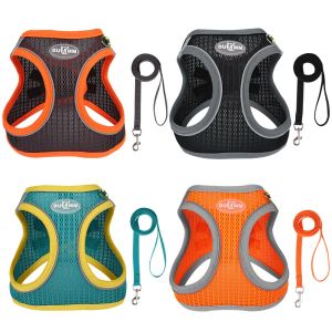 Lightweight Design Mesh Pet Harness Vest For Ensure The Safety