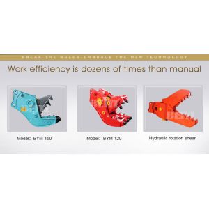 BEIYI BY-HC SERIES hydraulic pulverizer plier demolition pulverizer concrete