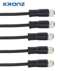 KRONZ M8 Circular Connector with Ambient Temperature -25~+85℃ Mating Endurance