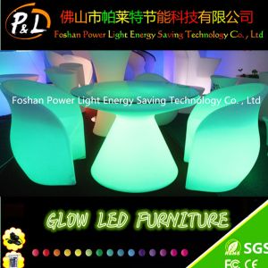 Lounge Furniture Illuminated LED sofa with remote controller
