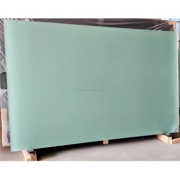 Buy Stylish and Durable Milky White PVB Laminated Safety Glass for Building Construction at wholesale prices