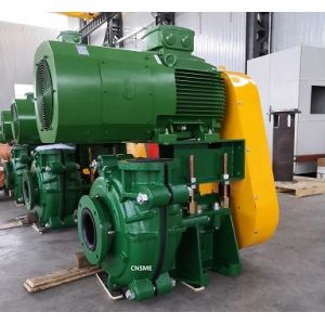 6 × 4 SH100D Mining Industry Rubber Lined Slurry Pumps