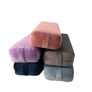 Quality Back Support Rectangular Soft Sponge Meditation Yoga Bolster Pillow for sale