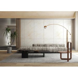 Quality Light Yellow Polished Glazed Porcelain Tile 900x1800mm for sale