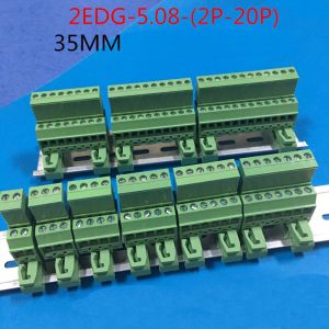 5.08mm / 0.2" Pitch Pluggable Screw Terminal Blocks Din Rail Mounting